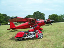 Harley Motorcycle & Planes