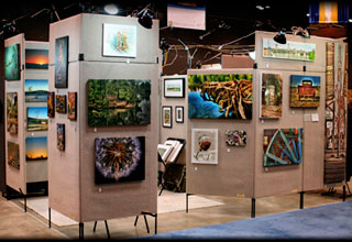 Jamie's Pro Panel setup at the 2009 Spring Home & Garden Show in Austin Texas