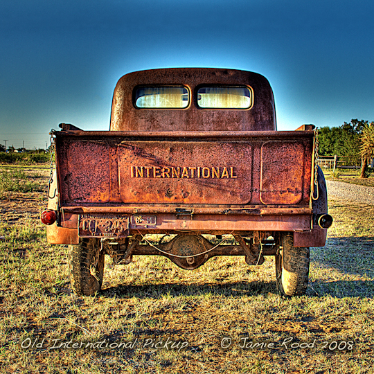 Old International Pickup - Tailgate