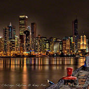 Chicago Skyline at Navy Pier