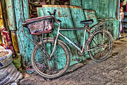 Bicycle In The Market