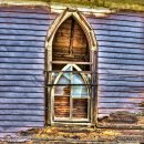 Decayed Church Window - Coaster