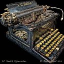LC Smith Typewriter - Coaster
